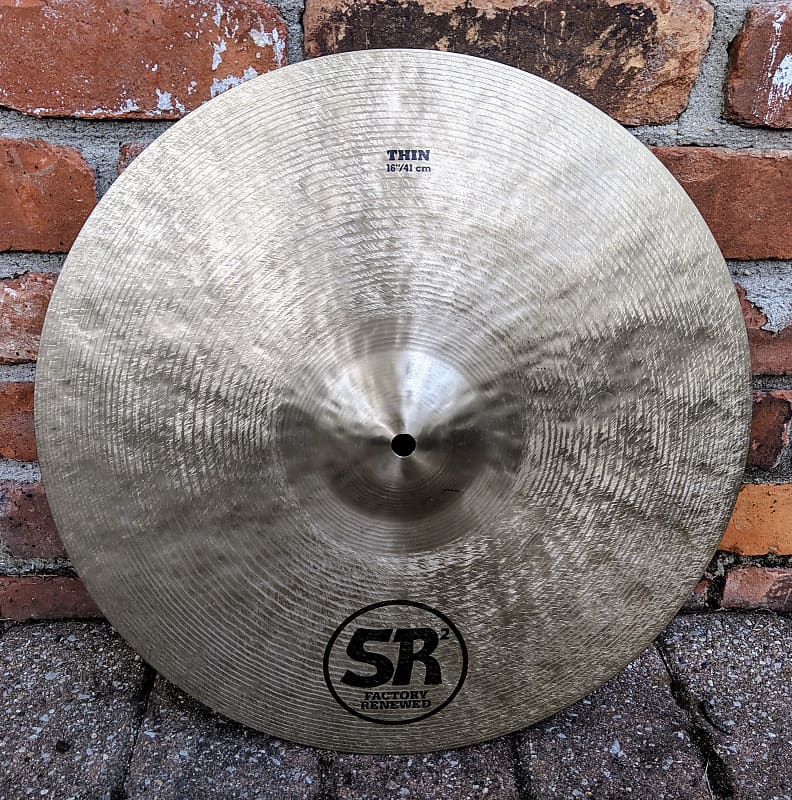 Sabian 16" SR2 Thin Crash Hand Hammered Cymbal image 1
