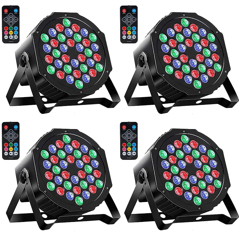 Par Lights 4 Pack, Rgb 36 Led Stage Lights Sound Activated | Reverb