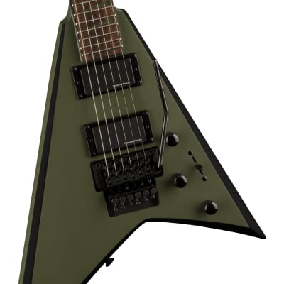 Jackson X Series Rhoads RRX24 Guitar - Matte Army Drab with Black Bevels for sale