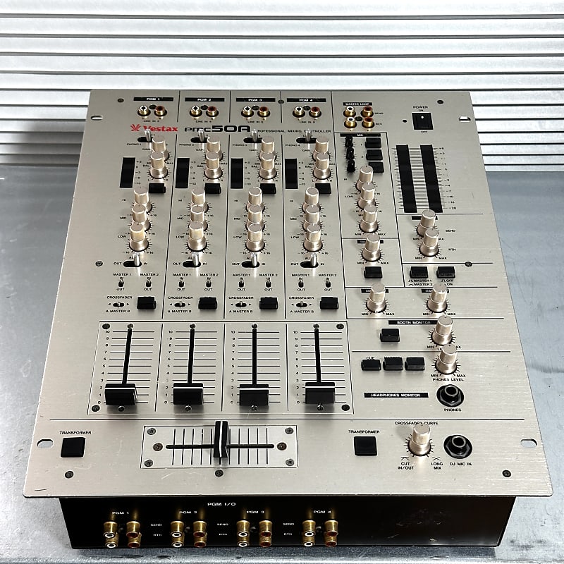 Vestax PMC-50A ミキサー　ベスタ Vestax PMC-50A legendary 4-channel DJ mixer | Reverb