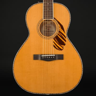 Fender PS-220E Parlor Electro Acoustic, Ovangkol Fingerboard in Natural with Case for sale