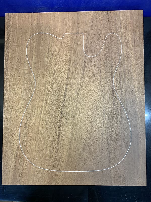 Electric Guitar Body Blank African Mahogany Single Piece Reverb