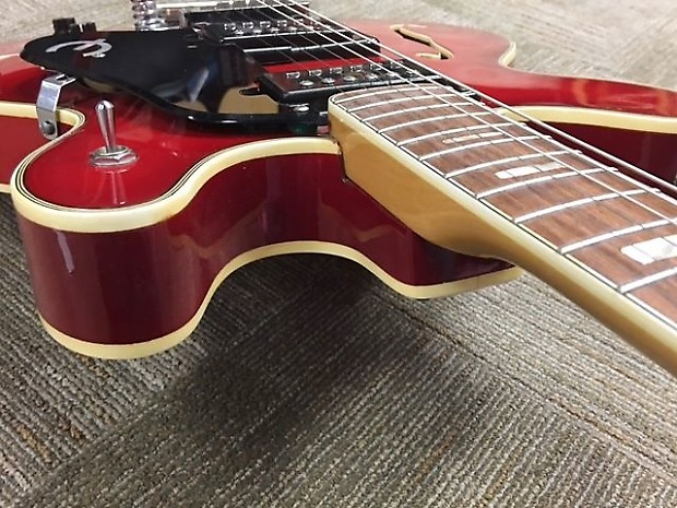 Vintage Japan Made 70's Epiphone EA-250, Red Burst Semi