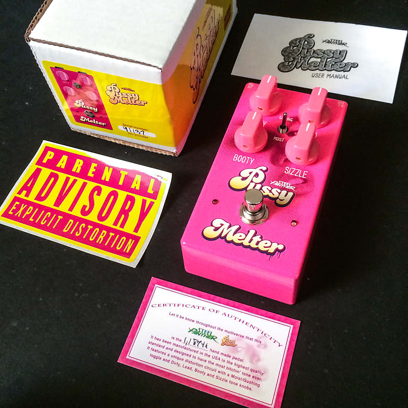 none Steel Panther Pussy Melter Satchel Limited Edition Distortion Pedal  2018 Pink