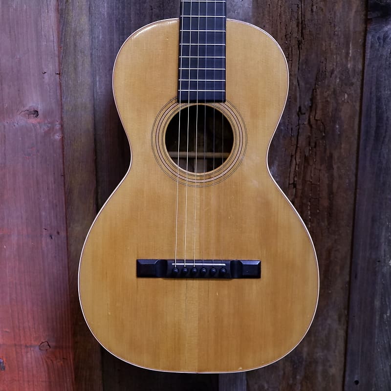 Washburn Model 1897 #111 Parlor Guitar 1903-1904 - Natural image 1