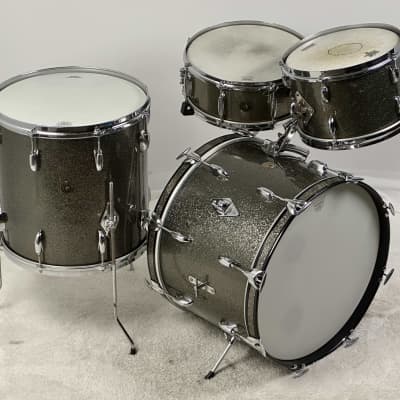 Gretsch 20/12/16/5x14" Vintage 60's Round Badge Drum Set - Starlight Sparkle image 5