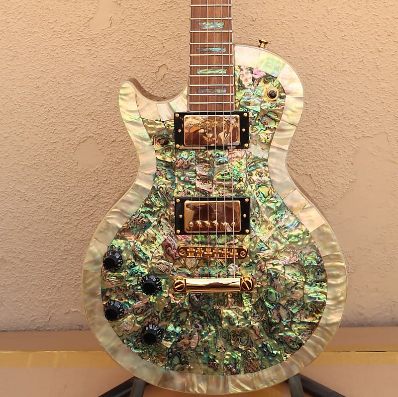 Wolf WLP 750T Special Edition *Left Handed Electric Guitar - Abalone w/Gator Hard Case image 1