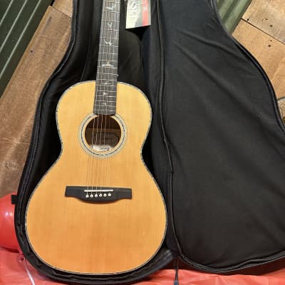 PRS  PPE50 -  Parlor Size Acoustic Guitar with Built-In Fishman Pickup and Padded Bag image 1