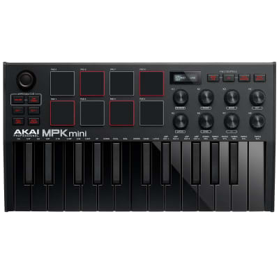 Akai MPK Mini MK3 25-Key Compact USB Keyboard & Pad Controller w Software Black - Store Demo