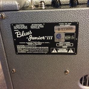 Fender Blues Junior Limited Edition Silver and Black image 4