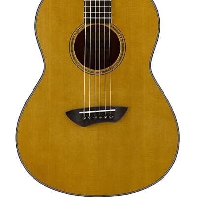 Yamaha CSF1M-VN Parlor Acoustic Electric Guitar 2022 Vintage Natural image 2
