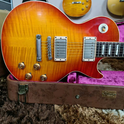 Gibson Custom Shop Standard Historic '58 Les Paul Standard Reissue 2014 - Washed Cherry VOS No Pickguard Holes RARE image 3