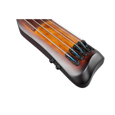 Ibanez UB805 UB Upright 5-String Bass, Jatoba Fretboard, Mahogany Oil Burst image 4