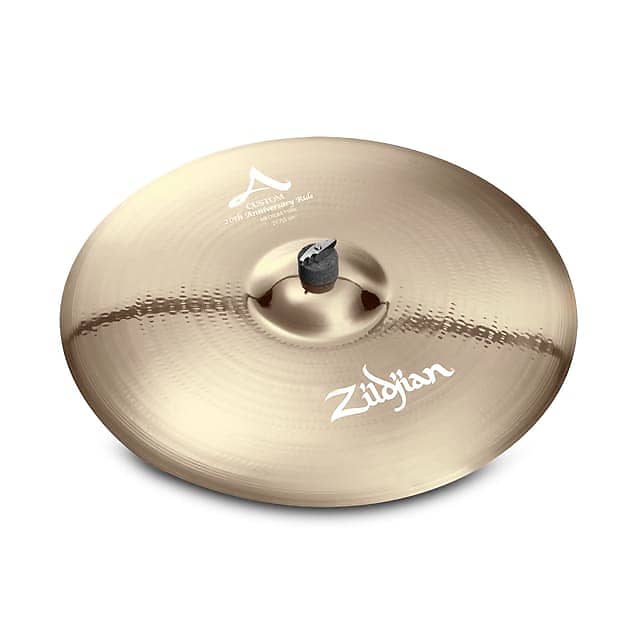 Zildjian 21 Inch A Custom 20th Anniversary Ride Cymbal A20822  642388307960 image 1
