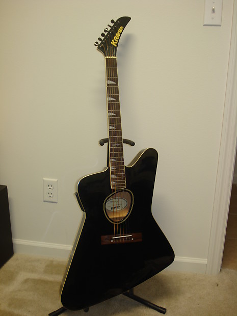 Kramer Imperial Ax 1999 black acoustic explorer