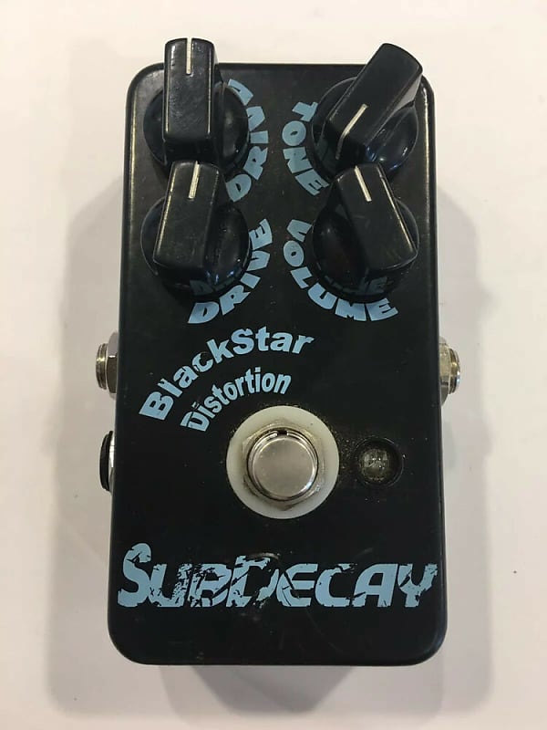 Subdecay Black Star Distortion Overdrive Rare Guitar Effect