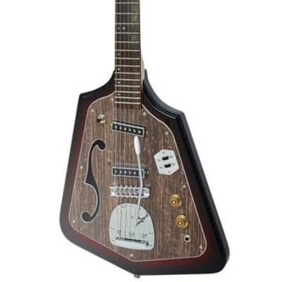 Eastwood California Rebel Tone Chambered Mahogany Body Bolt-on Maple Neck 6-String Electric Guitar image 11