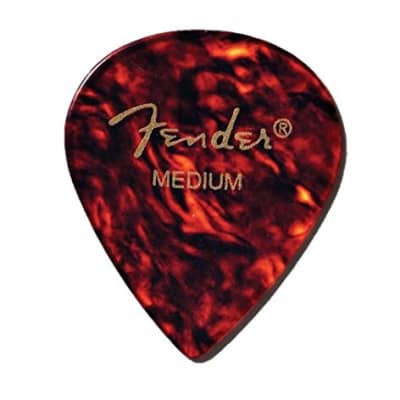 Fender 551 Classic Celluloid Guitar Picks - SHELL - HEAVY - 12-Pack (1 Dozen) image 3