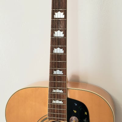 Rare Vintage 70's Aria AF255 Gibson J200 Jumbo Copy MIJ Japan image 5