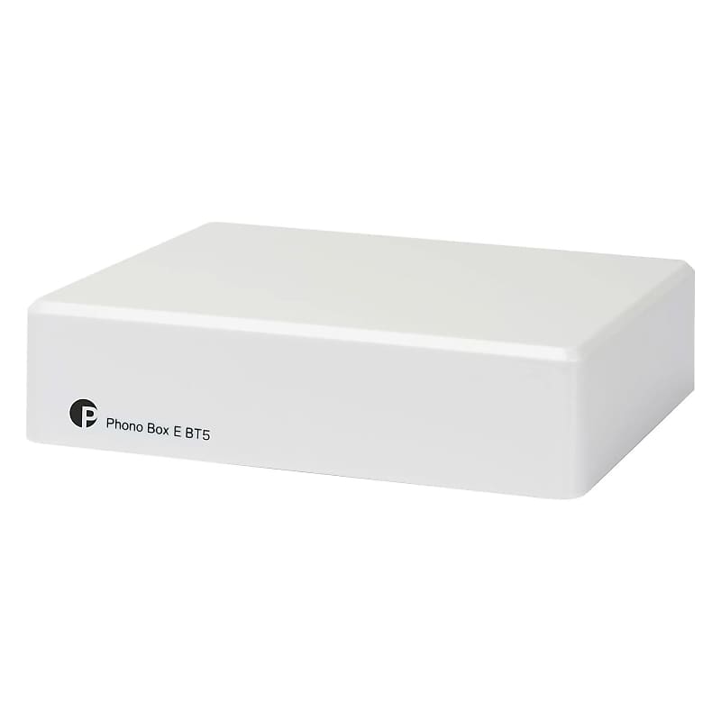 Pro-Ject: Phono Box E BT 5 (Phono Preamp + Bluetooth Transmitter) White  			
