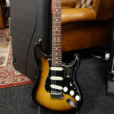 Fender American Ultra Luxe Stratocaster 2-Color Sunburst for sale