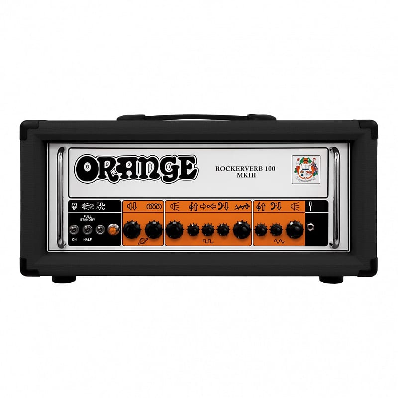 Orange Rockerverb 100 MKIII - 100-watt 2-channel Tube Head - Black - Used image 1