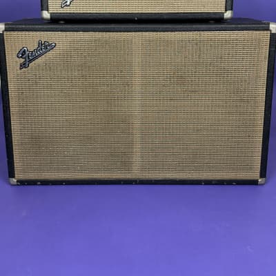 Fender Bassman Amp 1965 AA165 FEIC w/ Matching Piggy Back Cabinet and Victoria Covers for sale