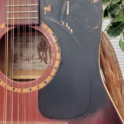 Art & Lutherie 12-String Cedar Antique Burst Acoustic Guitar w/ Hard Case image 6