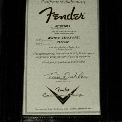 Fender Custom Shop Wildwood 10 1961 Stratocaster - Heavy Relic image 8
