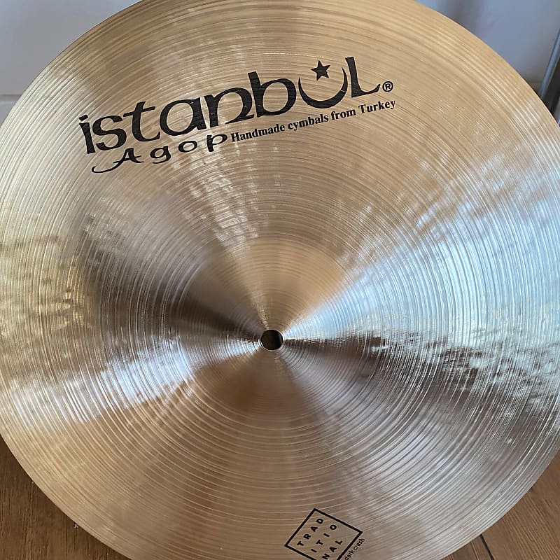 【テレビで話題】 16” Agop Istanbul Traditional grams 968 - Cymbal Crash Dark パーカッション・打楽器