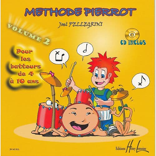 Pellegrini joel - methode pierrot batterie - vol. 2 | Reverb