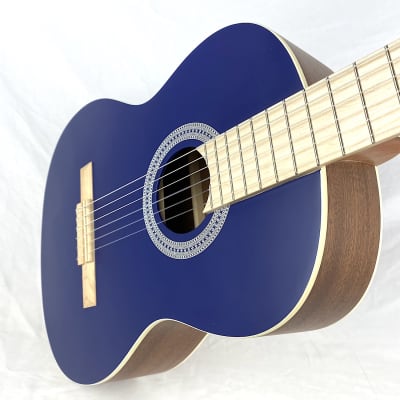 Cordoba Protégé Matiz C-1 Classical Guitar 2021 Classic Blue w/ Matching Bag image 11
