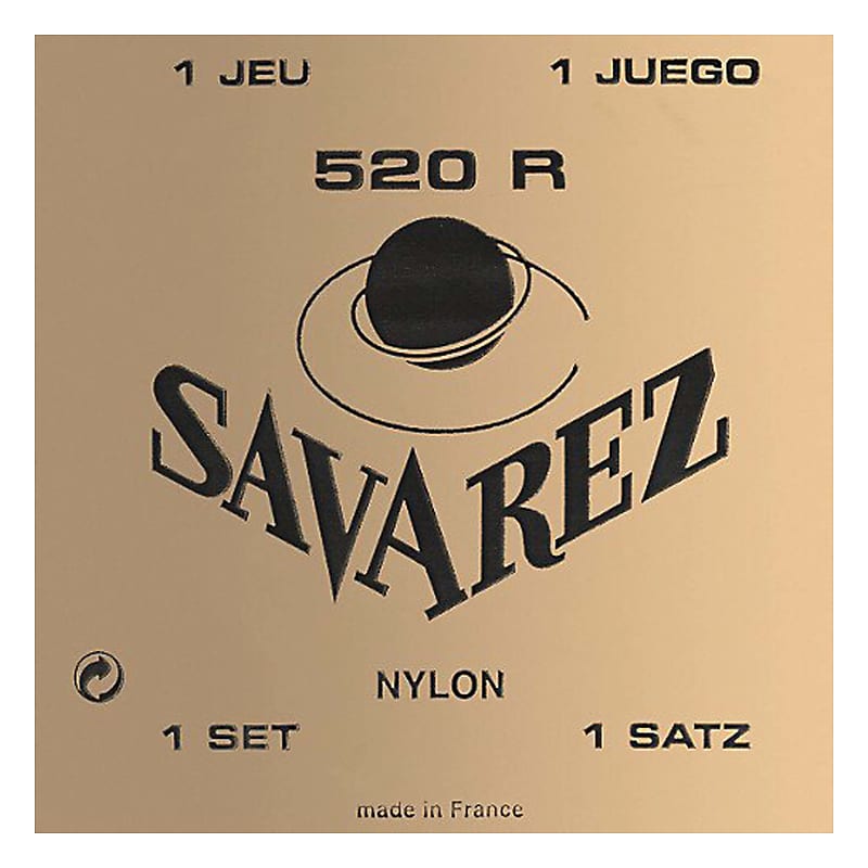 Savarez Traditional Red Card 520R High Tension Classical Strings image 1