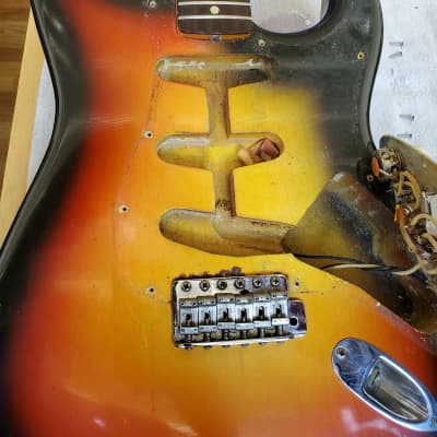 1965 Vintage Fender Stratocaster Electric Guitar with OHSC image 18