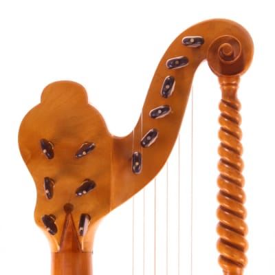 Albertus Blanchi harp guitar 1900 - masterbuilt romantic guitar - check video! image 11