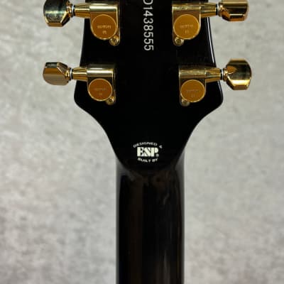 Edwards by ESP Hellion E-U-HL2 guitar in transparent black finish image 4