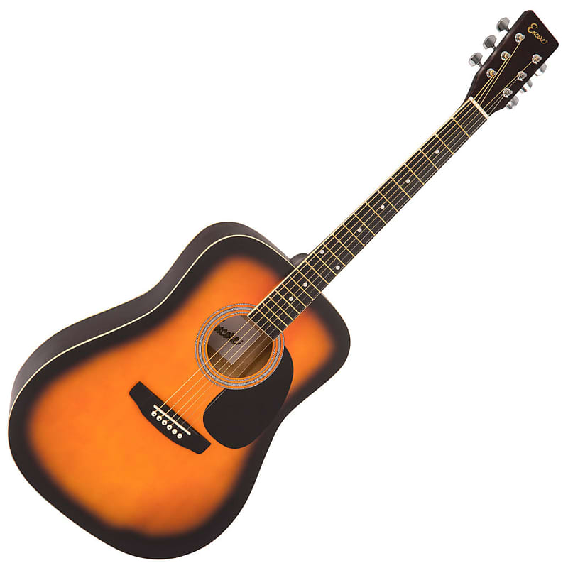 Encore Acoustic Guitar ~ Sunburst image 1