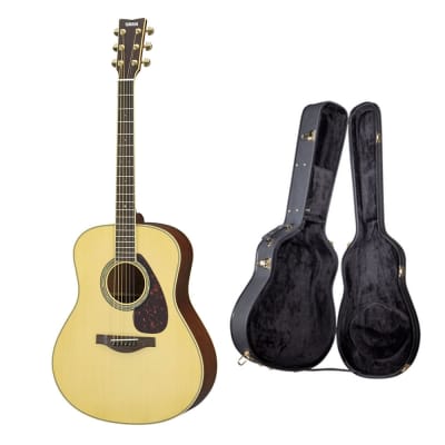 Yamaha LL6M ARE Mahogany Acoustic-Electric Guitar Rosewood Natural + Hard Case image 1