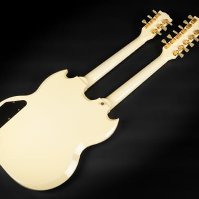 1992 Gibson EDS-1275 Alpine White GH | USA Doubleneck Vintage SG Gold Hardware Eagles | OHSC image 13