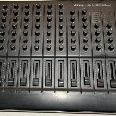 Yamaha AM802 1989 - Black 8-Channel Analog Mixer | Reverb