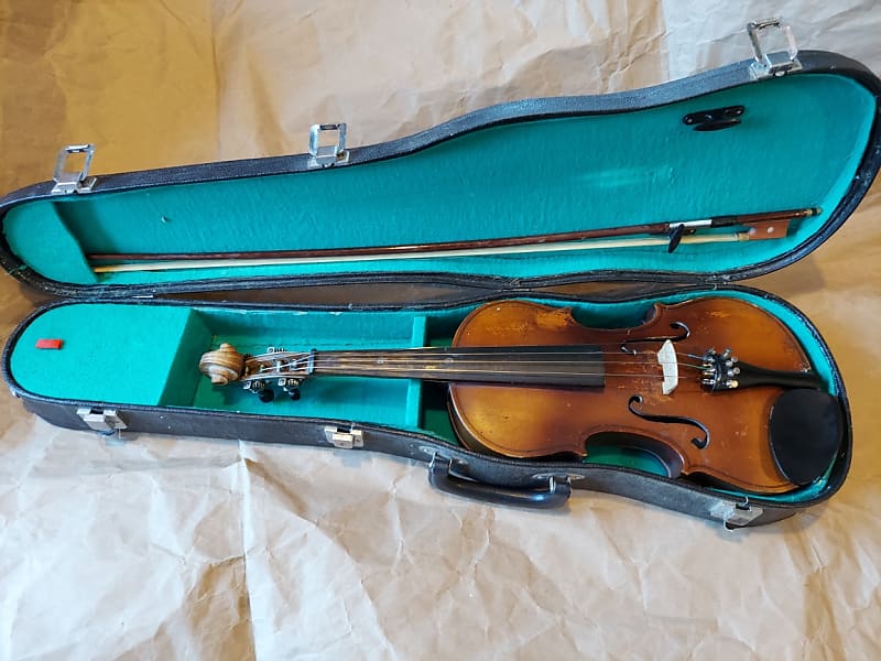 Ancient Jackson Guldan sized 4/4 Violin, USA, Gear-Pegs, | Reverb