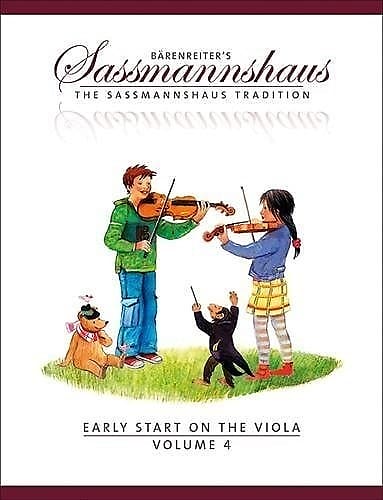Sassmannshaus, Kurt - Early Start on the Viola Book 4 Published by Baerenreiter Verlag image 1