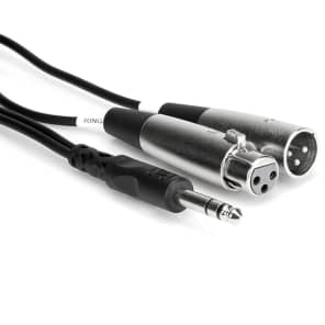Hosa SRC204 SRC204 1/4" TRS to XLR Male and XLR Female Insert Cable - 4 Meter
