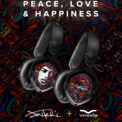 Roland V-Moda Hendrix - Peace Love & Happiness bluetooth headset image 1