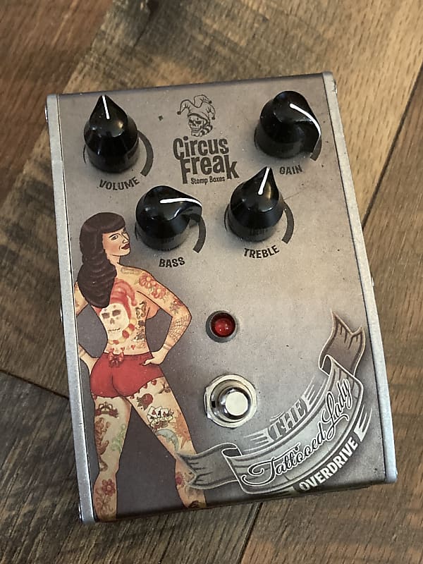 Circus Freak Stomp Boxes The Tattooed Lady Overdrive Silver image 1