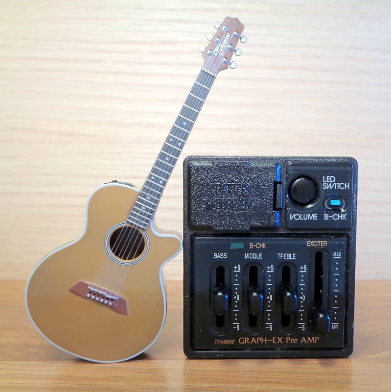 Takamine タカミネ PT-106 エレアコGRAPH-EX preamp タカミネ takamine pt 106 Takamine タカミネ PT-106 エレアコ