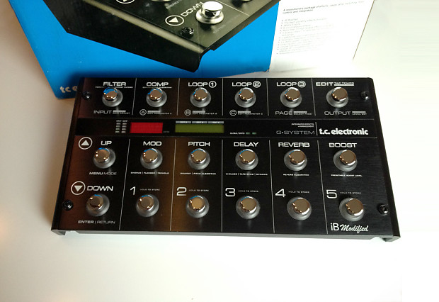 TC Electronic G System, Black iB Modified Version *RARE TC Electronic G System, Black iB Modified Version *RARE