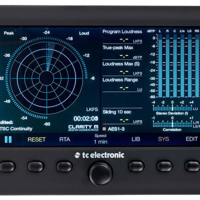 TC Electronic Clarity M Desktop Stereo/5.1 Audio Loudness Meter