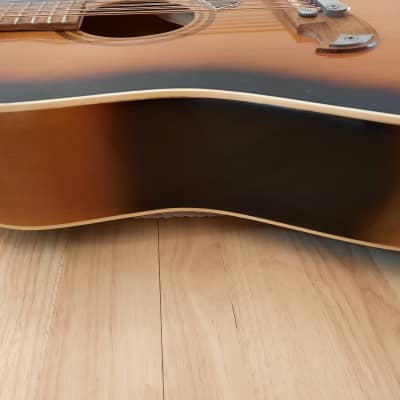 Framus  12 string Acoustic guitar 1960s Sunburst image 12