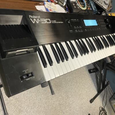 Roland W-30 Sampler with upgraded Display, manuals, discs and SCSI ready